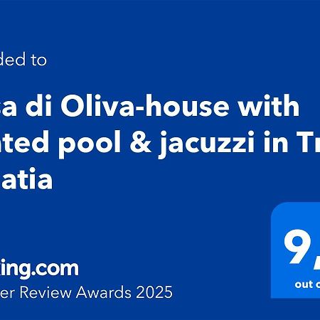 Villa Casa Di Oliva-House With Heated Pool & Jacuzzi In Trilj, Croatia Exterior foto